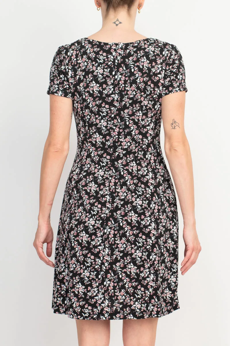 Connected Apparel Floral Soft Dress