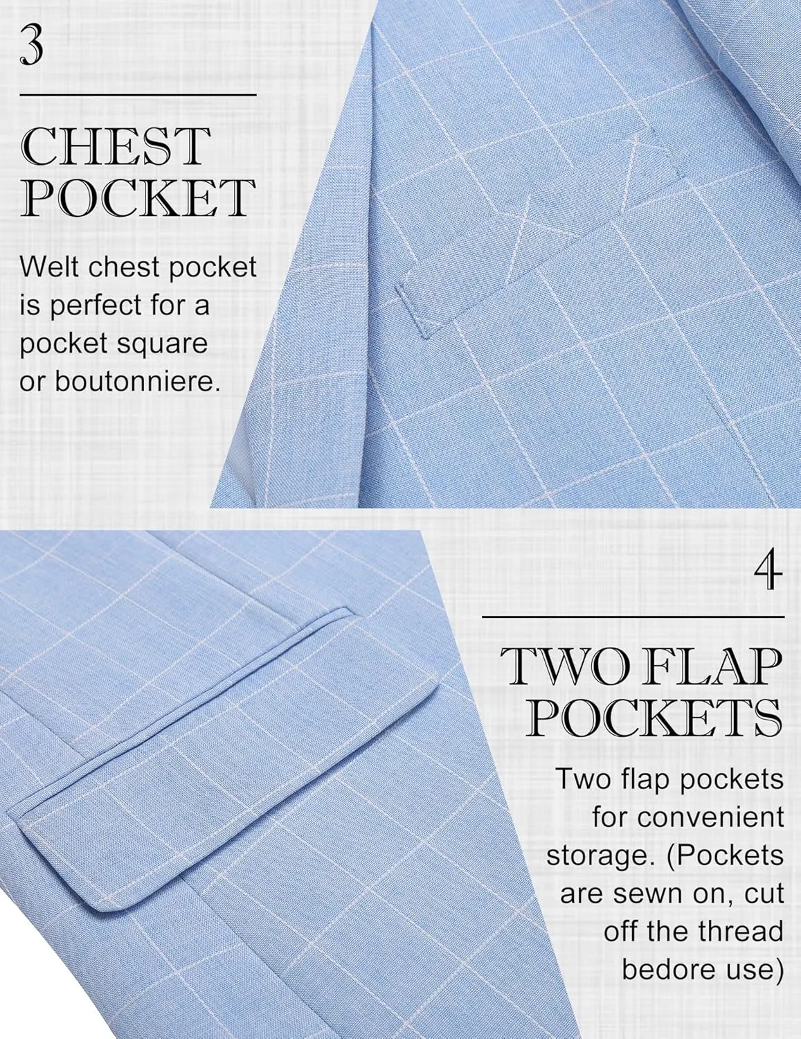 COOFANDY Men's Blazer Casual Sport Coats Two Buttons Lightweight Suit Jacket