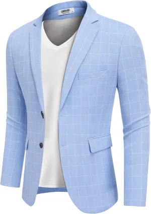 COOFANDY Men's Blazer Casual Sport Coats Two Buttons Lightweight Suit Jacket