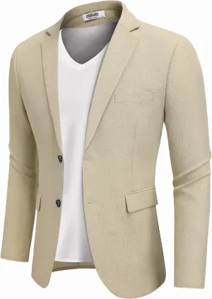 COOFANDY Men's Blazer Casual Sport Coats Two Buttons Lightweight Suit Jacket