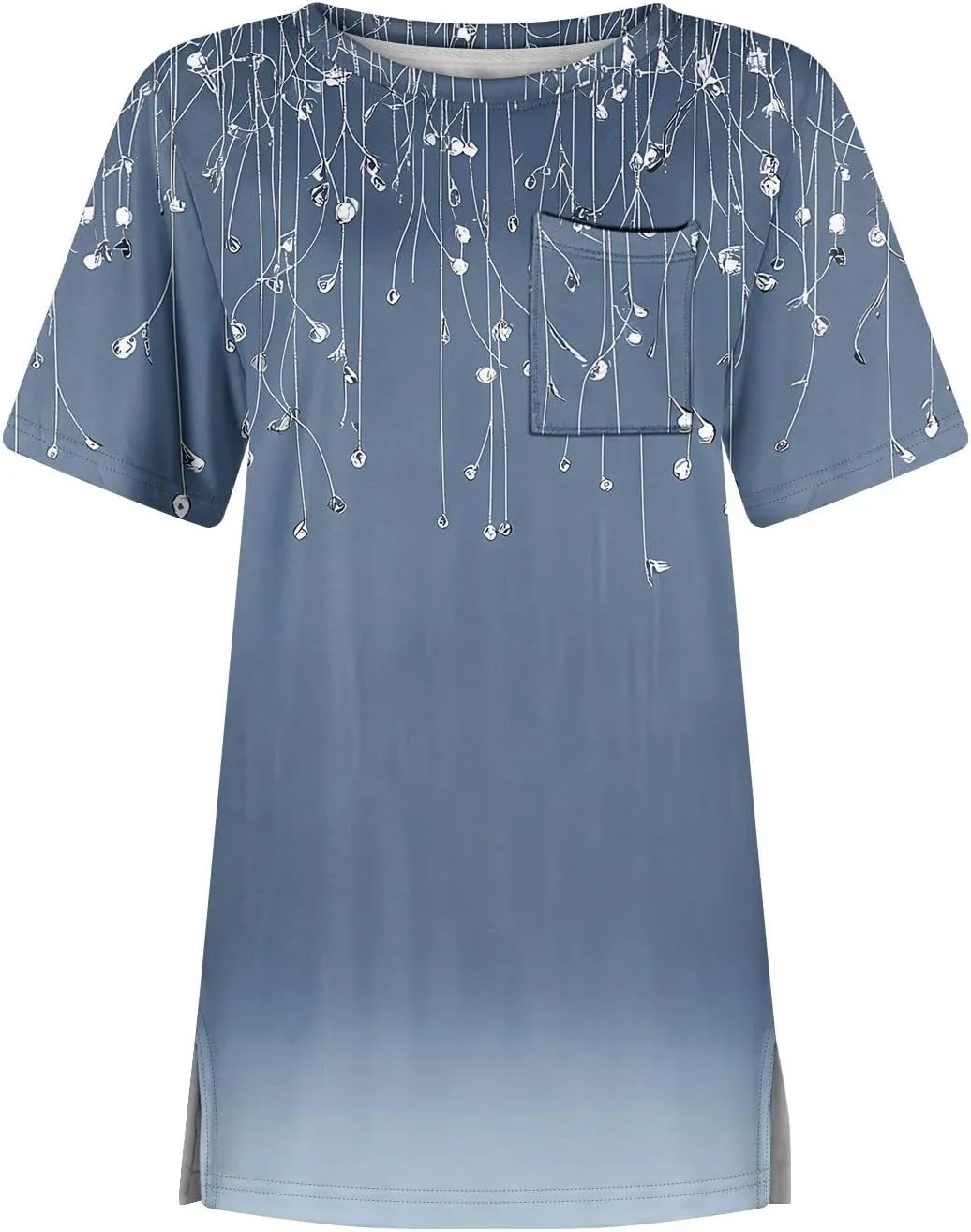 COTECRAM Summer Tops for Women 2025 Casual Crewneck Short Sleeve T-Shirts Loose Fit Dressy Blouses Western Boho Graphic Tees