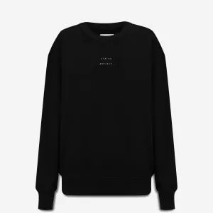 Could Be Nice Logo - Women's Classic Crew / Soft Black