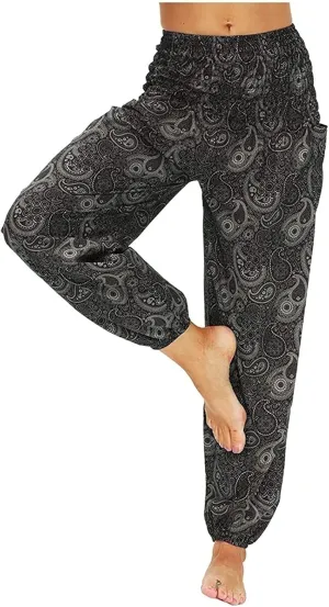 CRMY Harem Pants Women Patchwork Bloomers Summer Pants Yoga Pants Women Pants Sweatpants