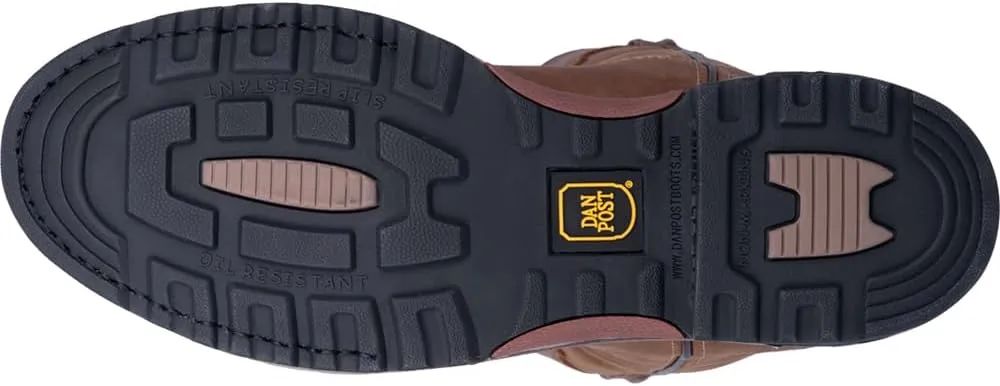 Dan Post Mens Journeyman Waterproof Work Safety Shoes Casual - Brown