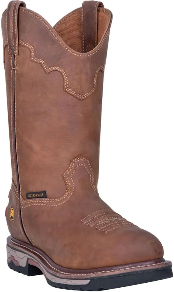 Dan Post Mens Journeyman Waterproof Work Safety Shoes Casual - Brown