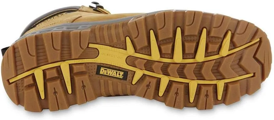 DEWALT Men's 6" Halogen Steel Toe Work Boot (9 M US, Wheat)