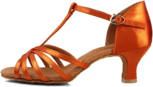 DKZSYIM Women's Latin Dance Shoes Tango Wedding Salsa Ballroom Performance Shoes,Model WX2324