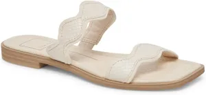 Dolce Vita Womens Ilva Low Woven Straw Slide Sandals Beige 12 Medium (B,M)