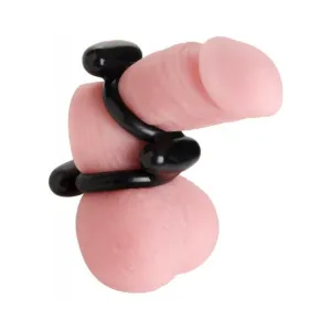 Dual Stretch to Fit Cock and Ball Ring