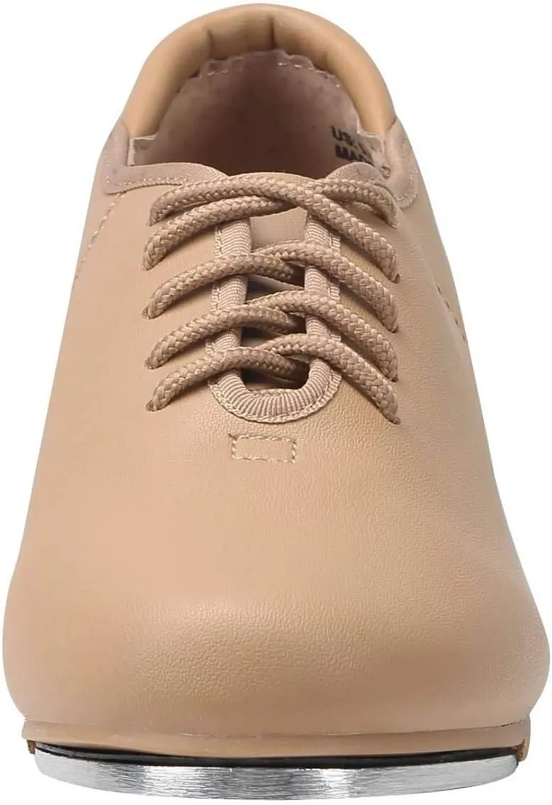 Dynadans Manmade Leather Lace Up Tap Shoe Dance Shoes for Women and Men's Dance Shoes