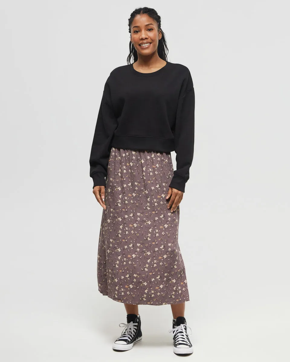 EcoWoven Crepe Skirt
