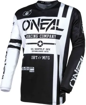 Element Warhawk Oneal Motocross Jersey, Black/White