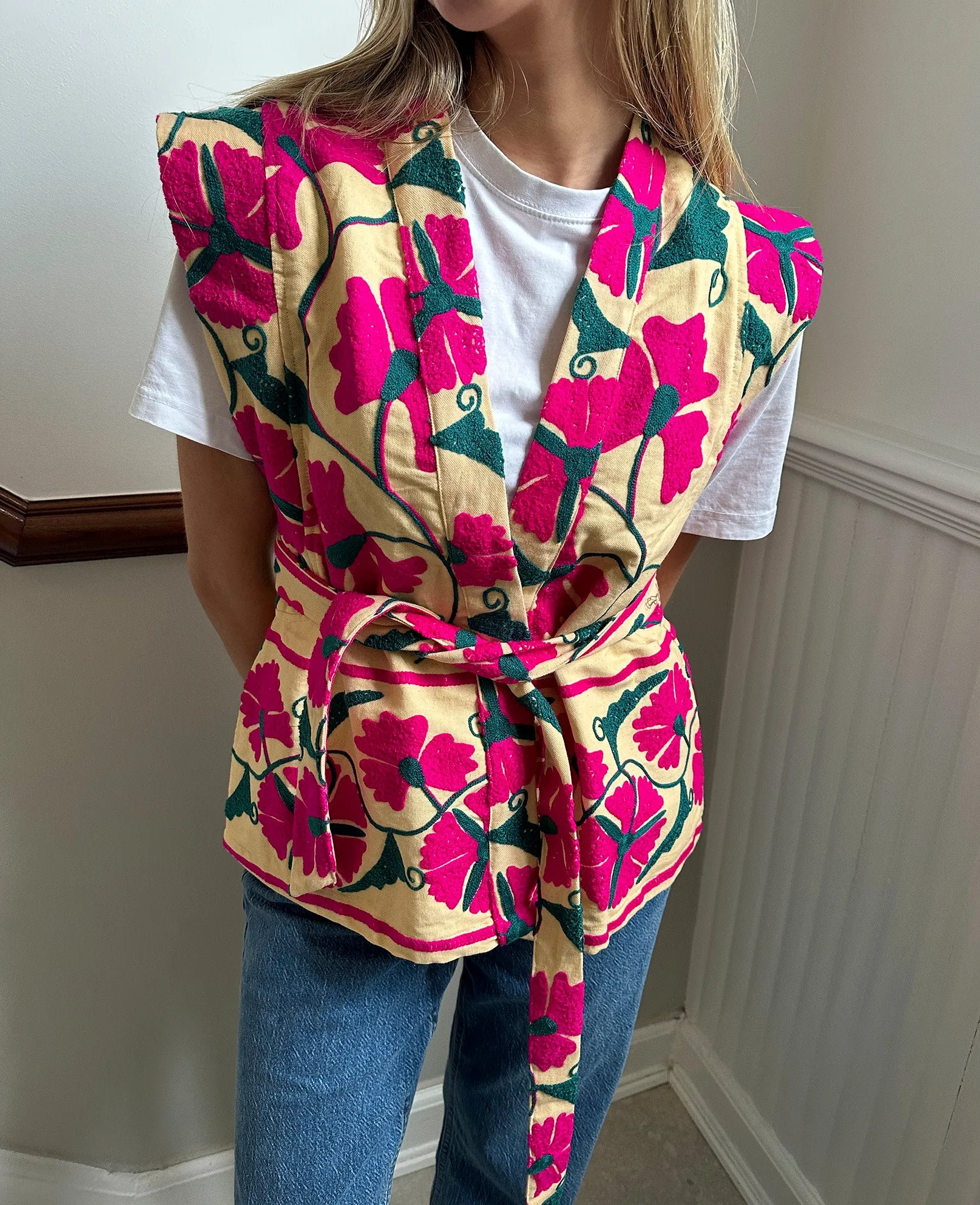 Elsa Vest - Suzy Bright Pink