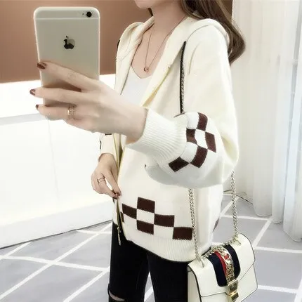 embroidered knitted jacket, Korean