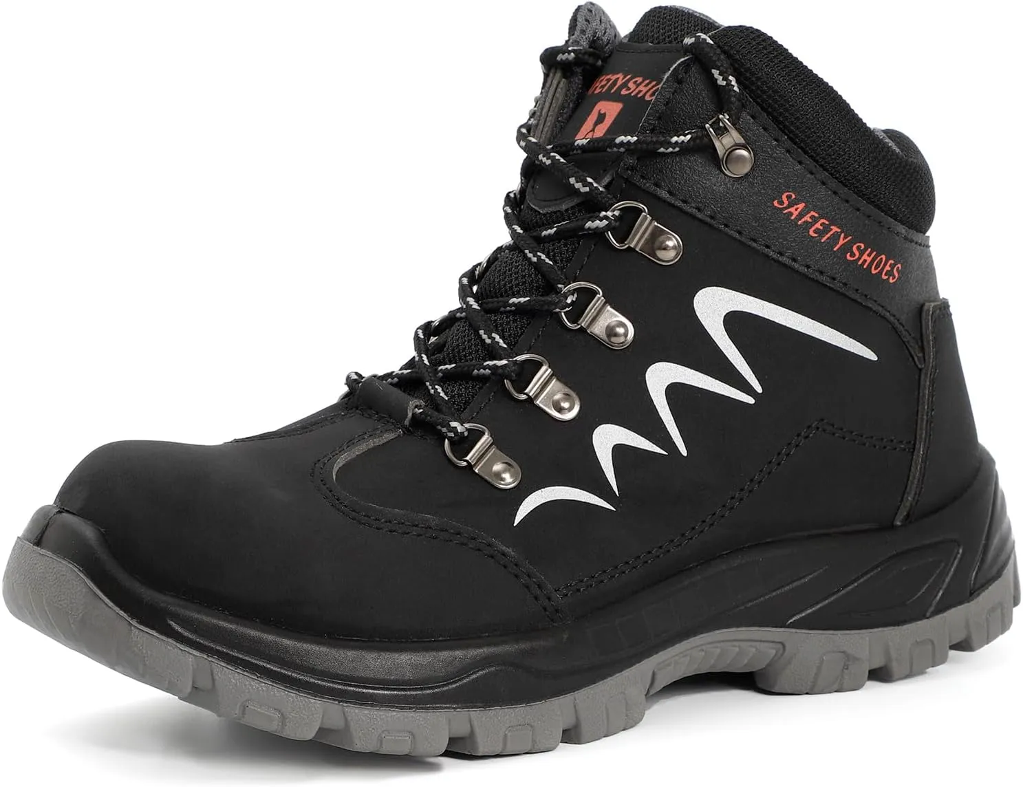 ESTAMICO Steel Toe Work Boots For Men Puncture Proof Industrial & Construction Boot Waterproof Safety Shoes