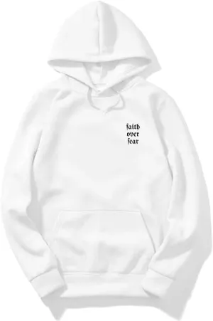 FAITH OVER FEAR Hoodie, Unisex Christian Sweaters