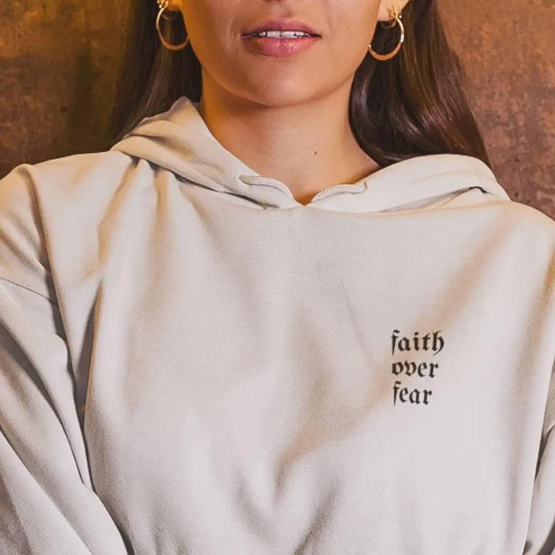 FAITH OVER FEAR Hoodie, Unisex Christian Sweaters