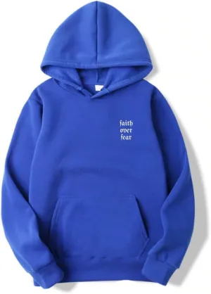 FAITH OVER FEAR Hoodie, Unisex Christian Sweaters
