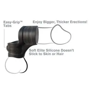 Fantasy C-Ring Mr Big Cock Ring and Ball Stretcher - Black