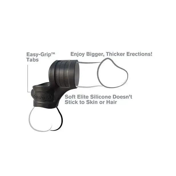 Fantasy C-ringz Mr. Big Cock Ring & Ball Stretcher - Black