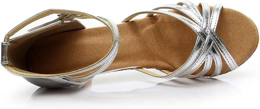 Fashion Latin Dancing Shoes Women Ballroom Dance Sandals Prom Women's Sandals Colorful Sandals for Women Wedge