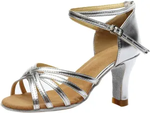 Fashion Latin Dancing Shoes Women Ballroom Dance Sandals Prom Women's Sandals Colorful Sandals for Women Wedge