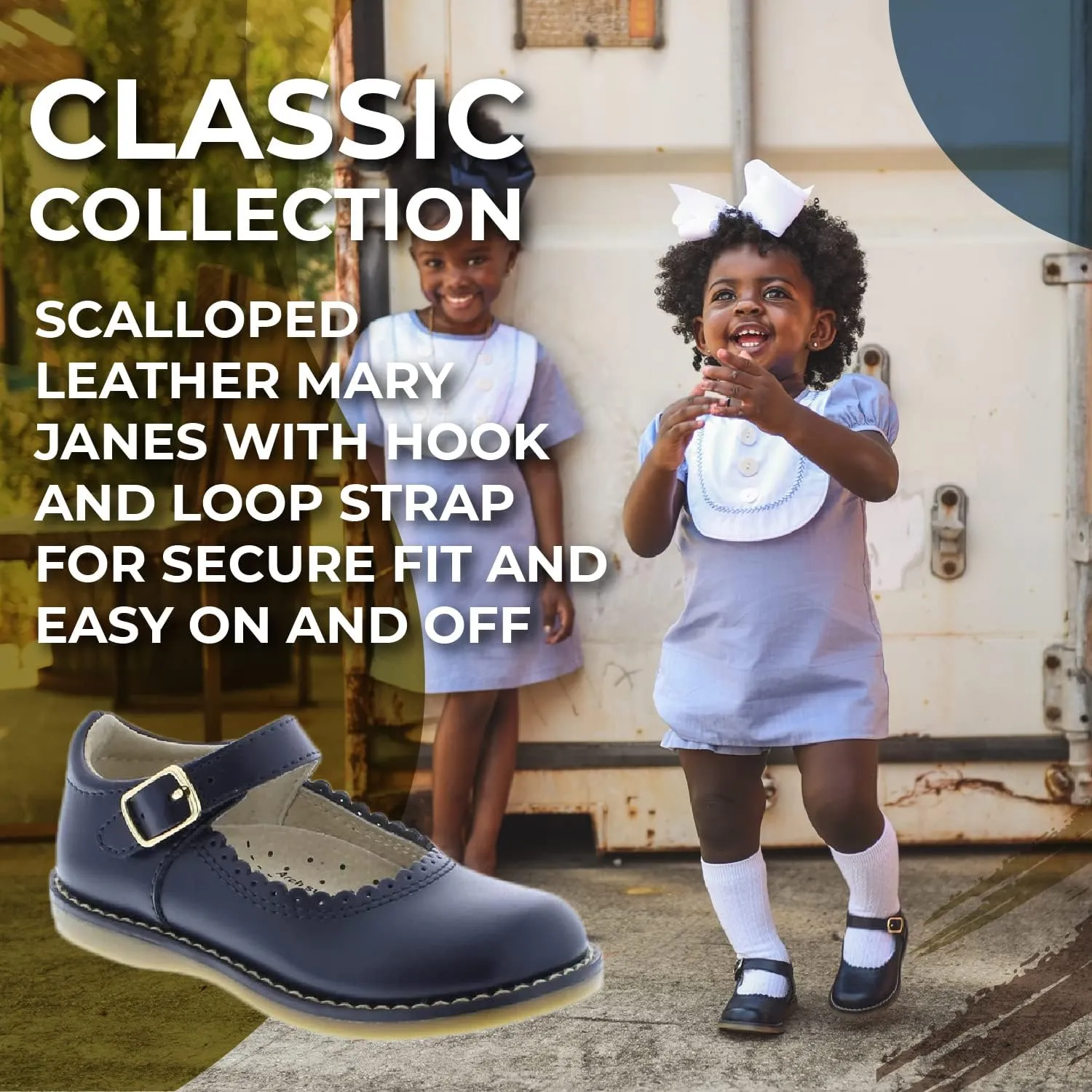 FOOTMATES Baby-Girl's Allie (Infant/Toddler/Little Kid) Mary Jane Flat