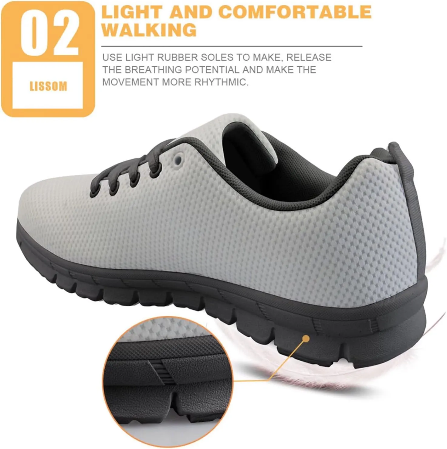 Forchrinse Sunflower Women Running Walking Shoes,Breathable Fitness Shoes Athletic Sneaker Casual Travel Shoes
