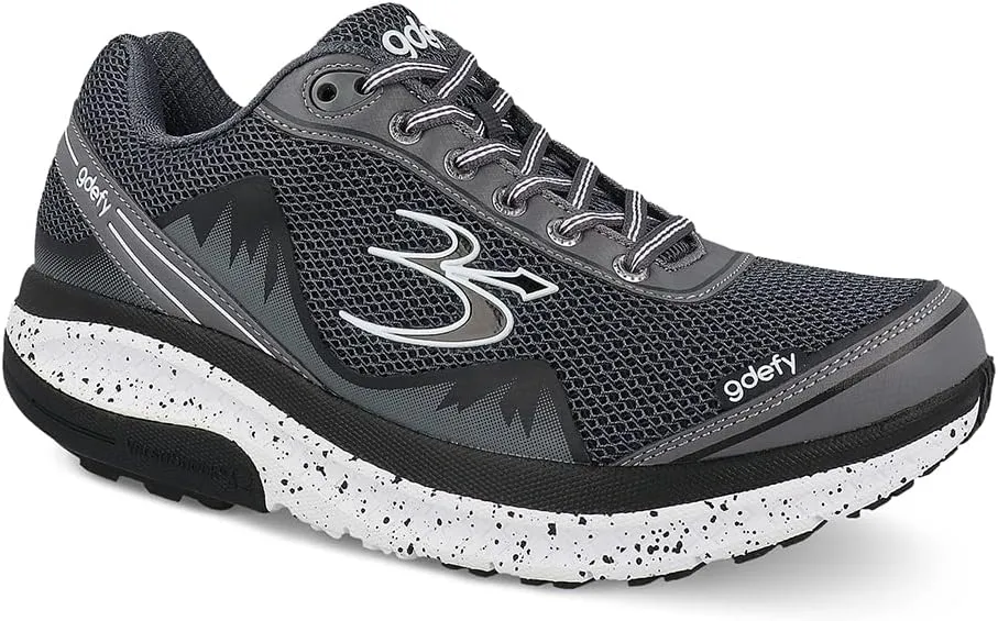 G-DEFY Mighty Walk Womens Orthopedic Walking Shoe | VersoShock Technology for Pain Associated with Running | Prolonged Standing | Arch Support | Diabetic Shoes | Wide Shoes | Free Custom Orthotic