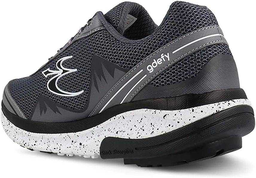 G-DEFY Mighty Walk Womens Orthopedic Walking Shoe | VersoShock Technology for Pain Associated with Running | Prolonged Standing | Arch Support | Diabetic Shoes | Wide Shoes | Free Custom Orthotic