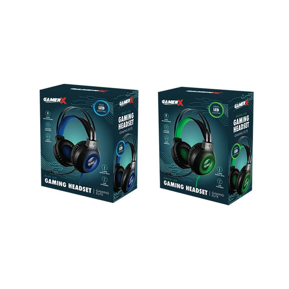 Gamer X LED Gaming Headset