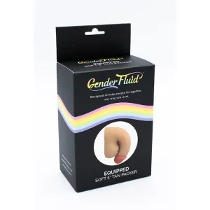 Gender Fluid Equipped Soft Packer 5 in. Tan
