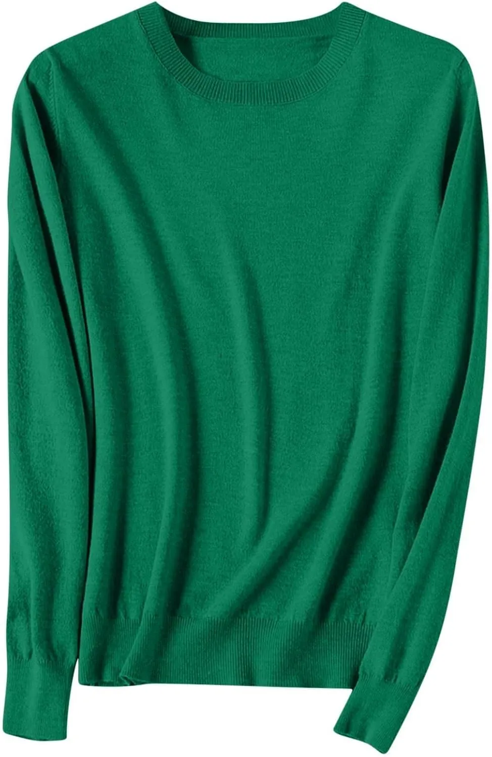 Gumipy Women Cashmere Sweater Crewneck Long Sleeve Oversized Sweaters Soft Knit Cashmere Sweaters Trendy Tunic Sweaters