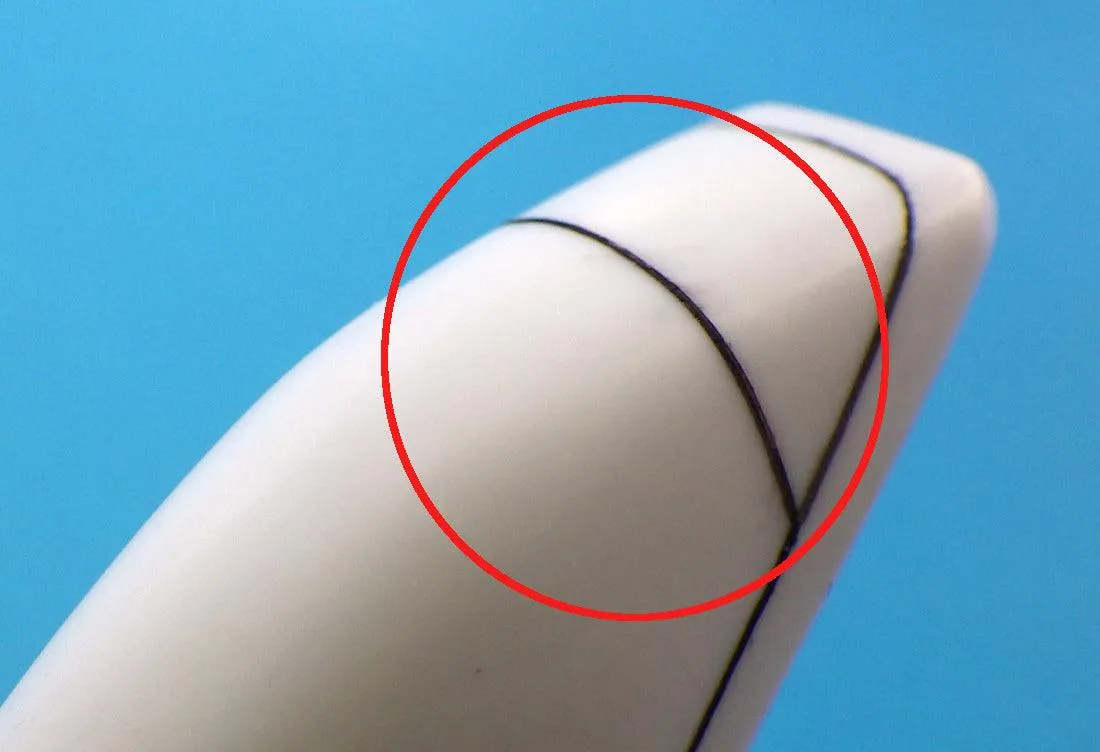 Gunprimer Panel Line Guide 1 - Straight for Curved Surface