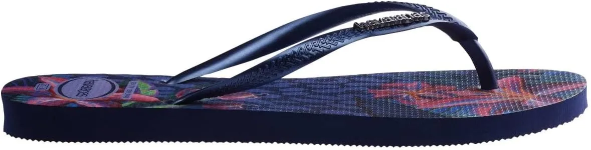 Havaianas Women Slim Animal Floral Fusion Flip Flops - Spring and Summer Pool Sandals for Women