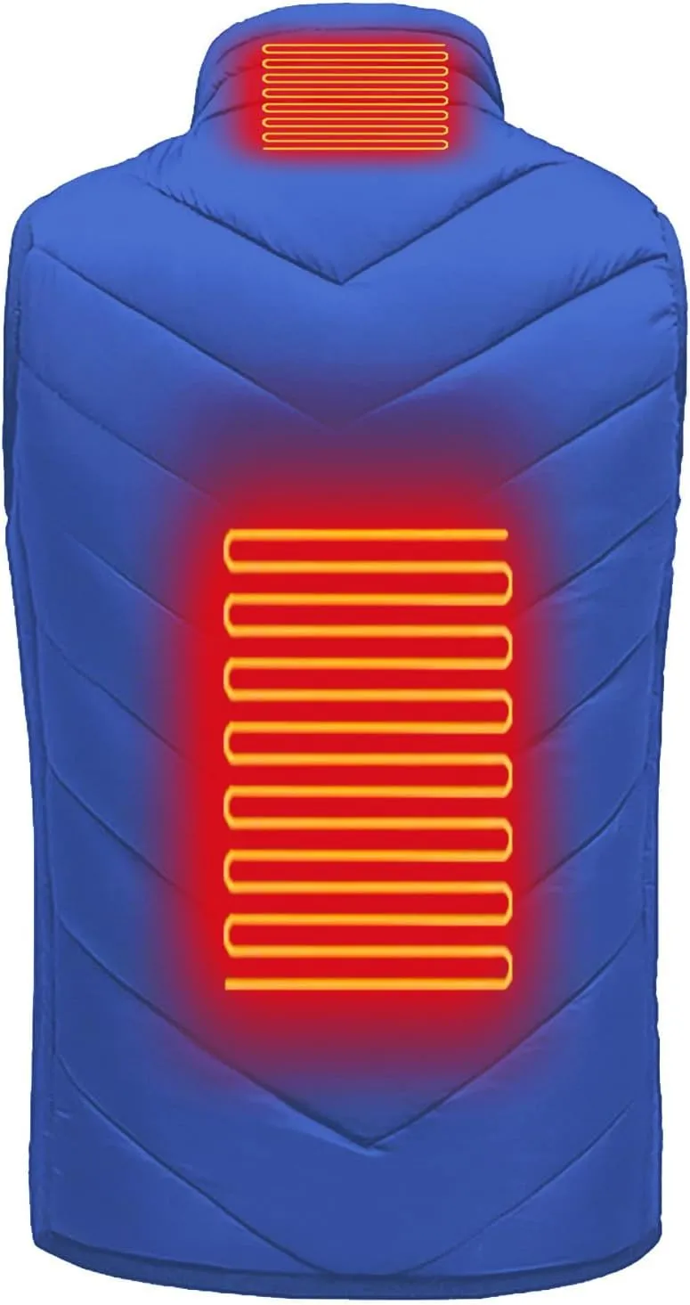 Heated Vest for Kids, Electric USB Heating Down Jacket 2024 Upgrade Heated Waistcoat Heated Gilet for Hiking Skiing