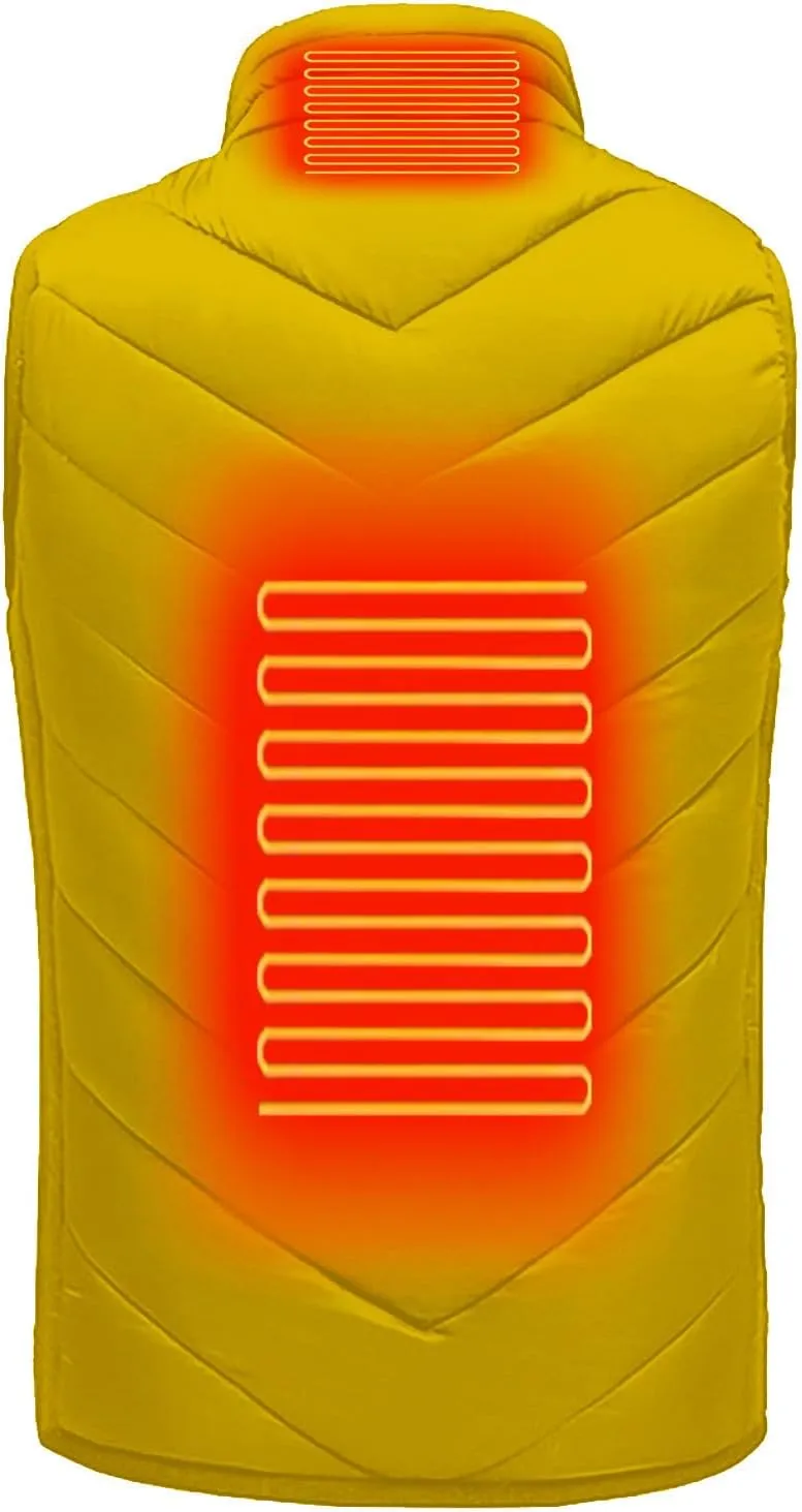Heated Vest for Kids, Electric USB Heating Down Jacket 2024 Upgrade Heated Waistcoat Heated Gilet for Hiking Skiing