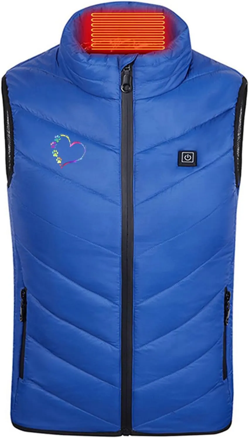 Heated Vest for Kids, Electric USB Heating Down Jacket 2024 Upgrade Heated Waistcoat Heated Gilet for Hiking Skiing