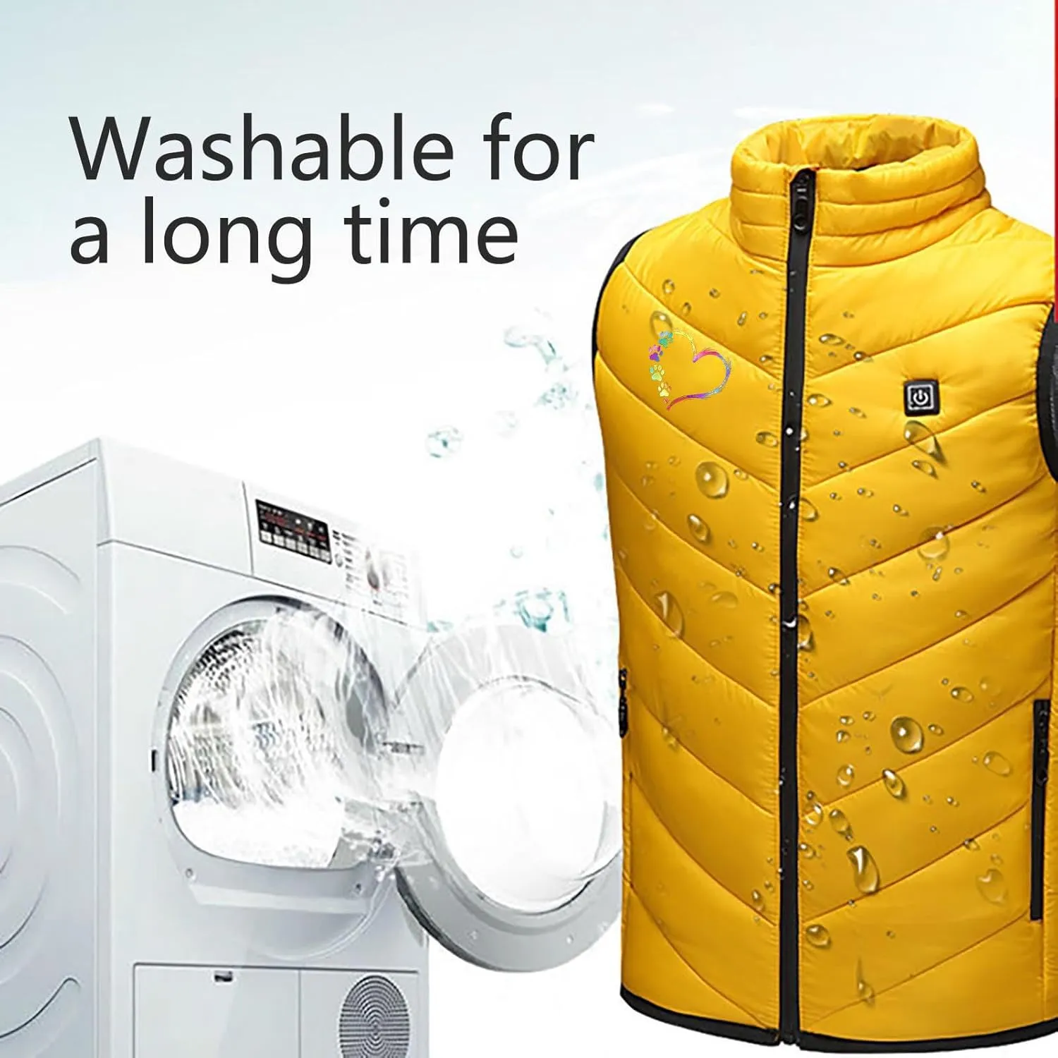 Heated Vest for Kids, Electric USB Heating Down Jacket 2024 Upgrade Heated Waistcoat Heated Gilet for Hiking Skiing