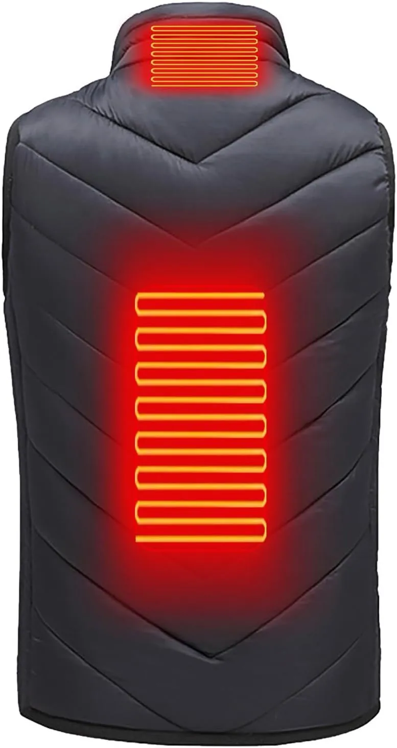 Heated Vest for Kids, Electric USB Heating Down Jacket 2024 Upgrade Heated Waistcoat Heated Gilet for Hiking Skiing