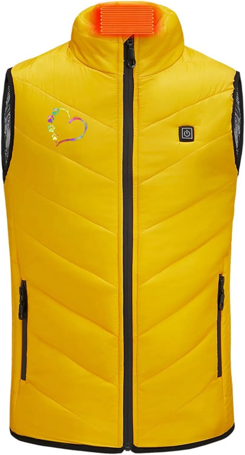 Heated Vest for Kids, Electric USB Heating Down Jacket 2024 Upgrade Heated Waistcoat Heated Gilet for Hiking Skiing