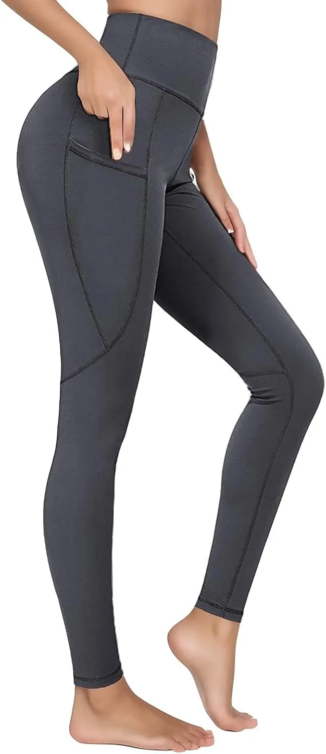 High Waisted Leggings for Women Butt Lifting Seamless Leopard Printed Yoga Trousers Stretch Tummy Control Workout Pants