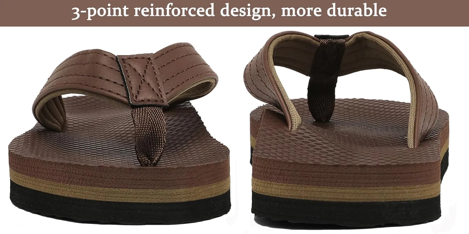 INMINPIN Kids Boys Girls Flip Flops Comfort Quick-Dry Beach Pool Aqua Thong Sandals(Little Kid/Big Kid)