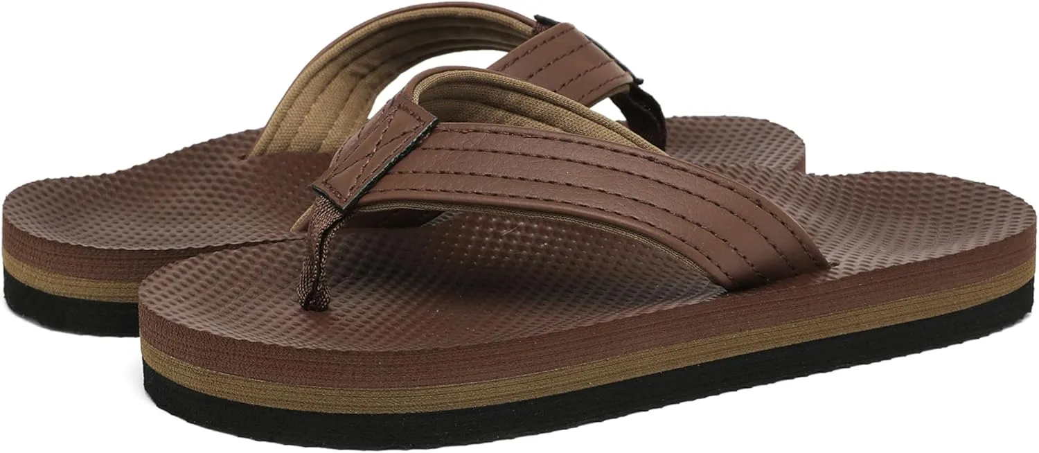 INMINPIN Kids Boys Girls Flip Flops Comfort Quick-Dry Beach Pool Aqua Thong Sandals(Little Kid/Big Kid)