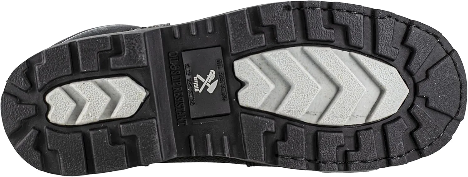 Iron Age Mens Groundbreaker 6 Inch Electrical Steel Toe External Met Guard Work Safety Shoes Casual - Black