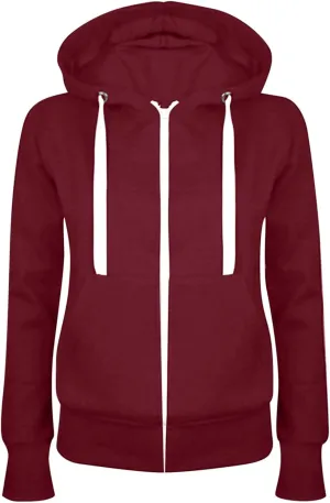 JiXiang Hoodies for Women Trendy Lightweight Full Zip Up Oversized Sweatshirts Long Sleeve Casual Zip Up Jackets with Pockets
