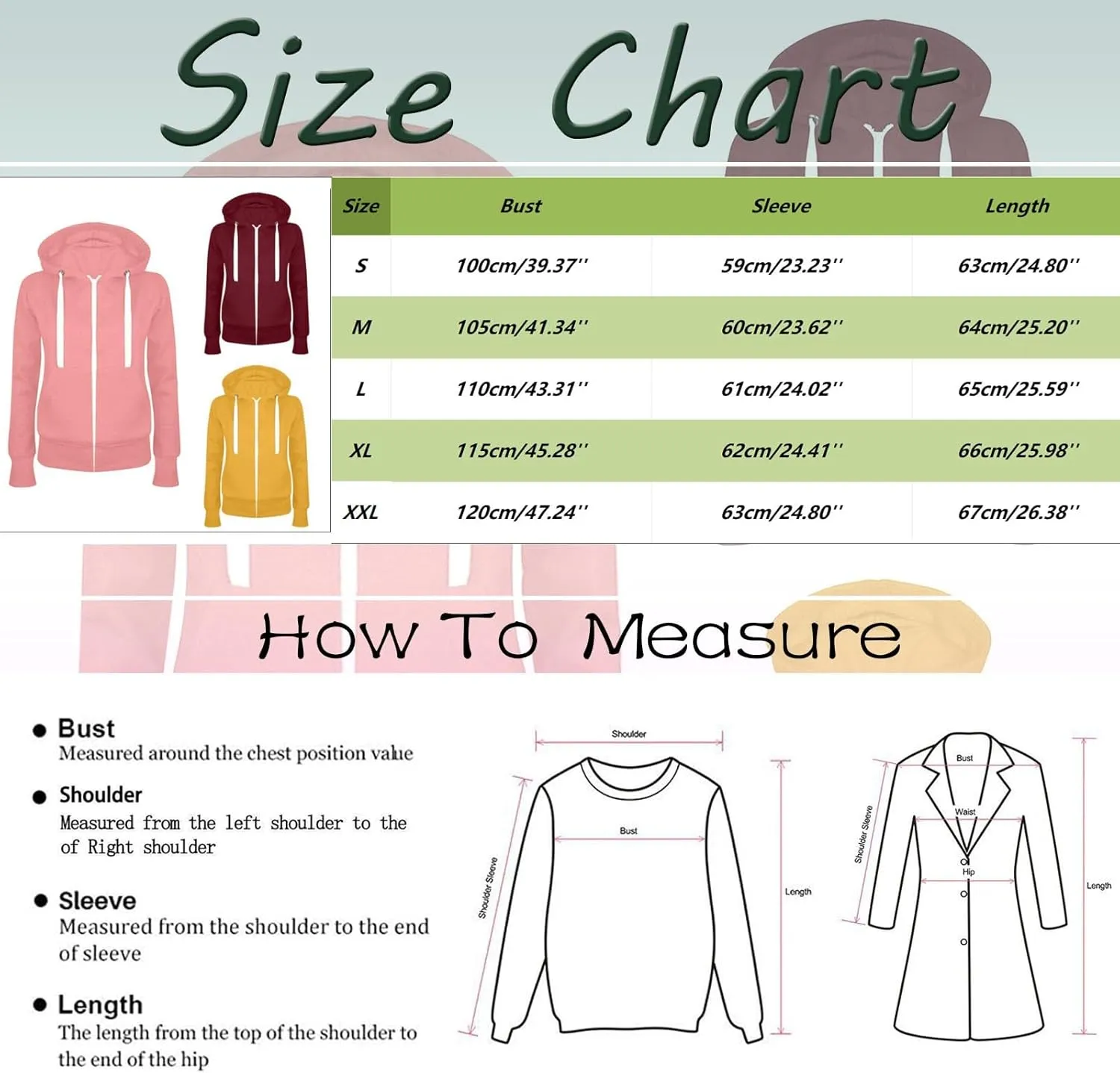 JiXiang Hoodies for Women Trendy Lightweight Full Zip Up Oversized Sweatshirts Long Sleeve Casual Zip Up Jackets with Pockets