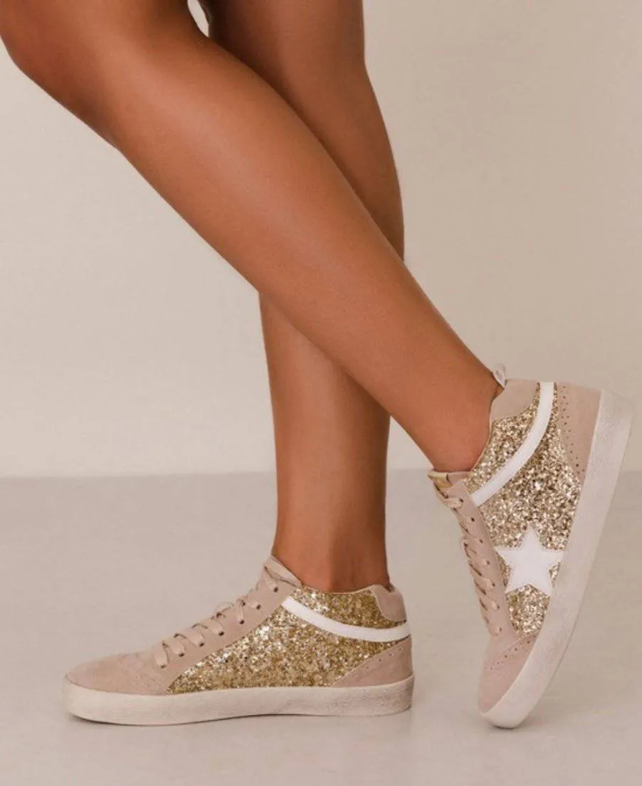 JOANN GOLD SNEAKERS