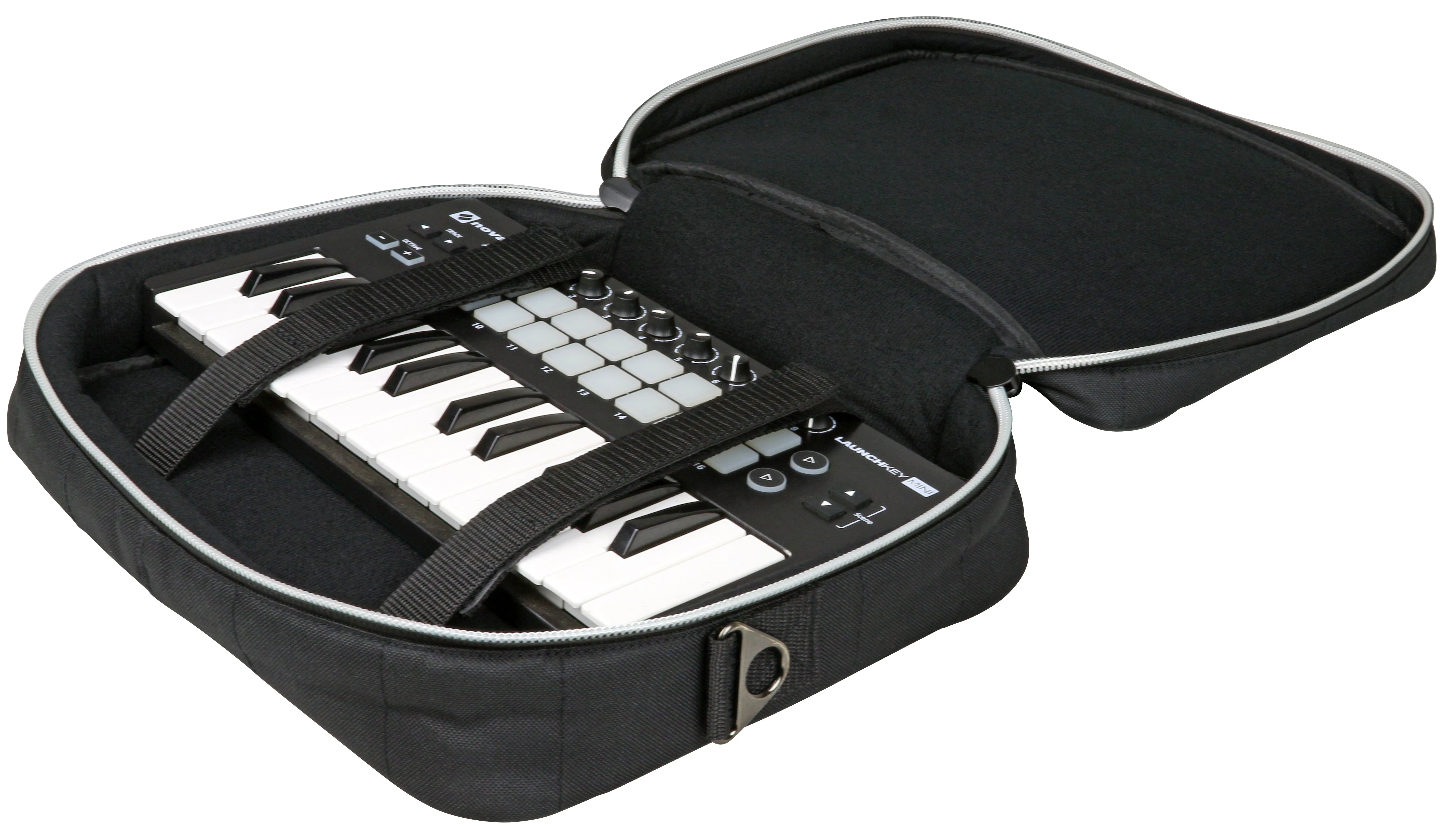 Kaces Luxe Keyboard & Gear Bag for Small Keyboards, Mixers, Controllers, Drum Machines, and Audio Gear 12.5" X 10.5" X 3.5"