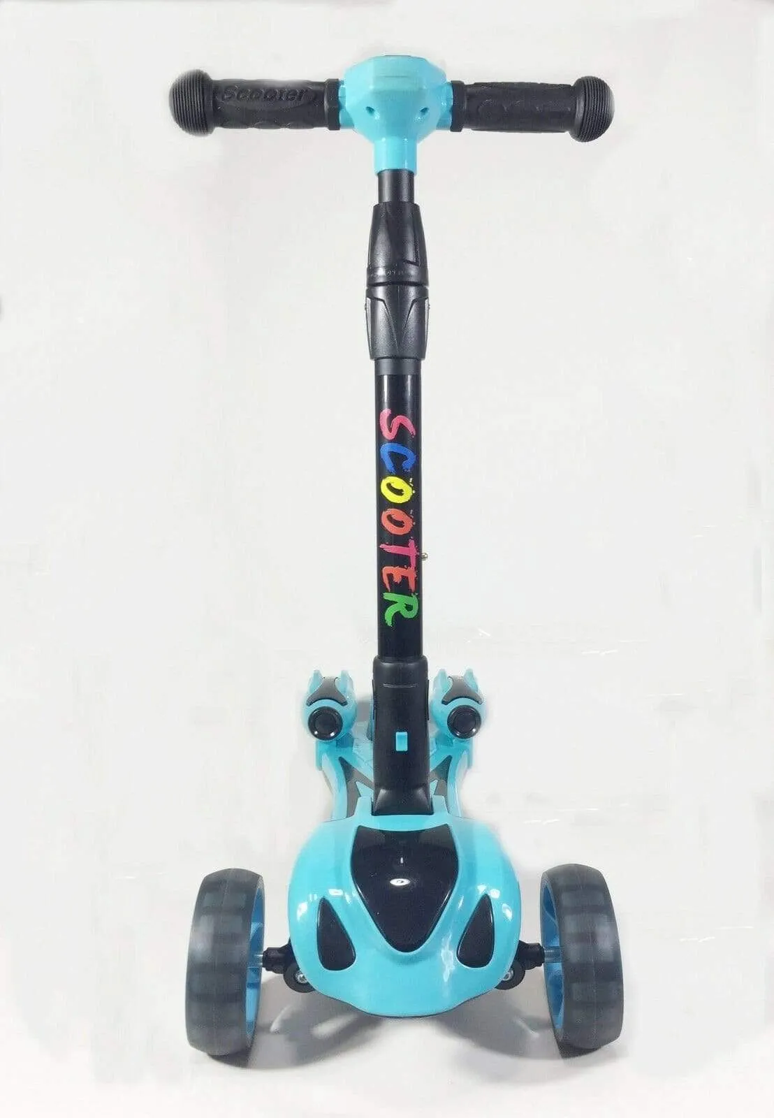 Kids Kick Three Wheel Scooter with Spray Flame Music and Light